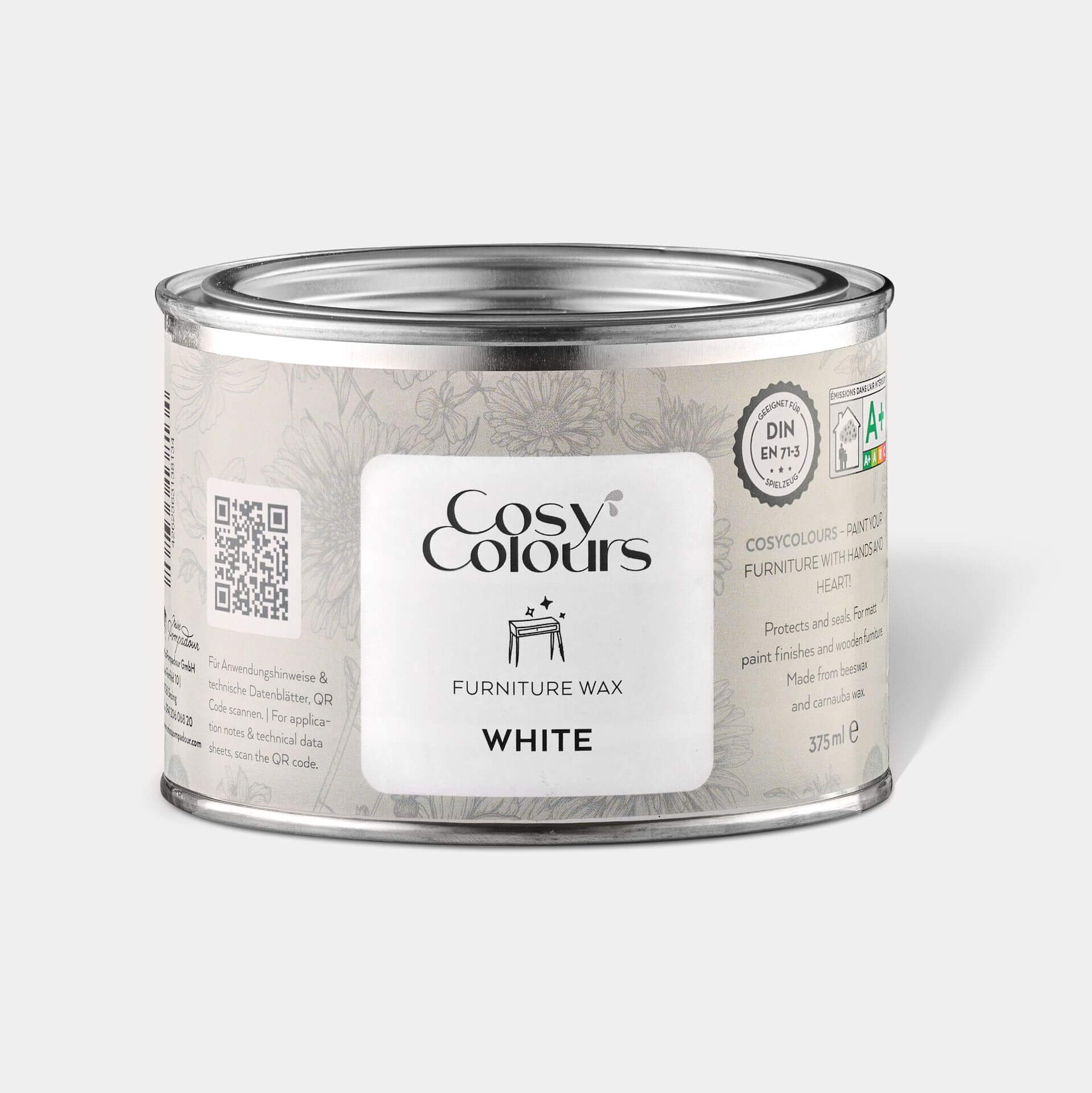 CosyColours Furniture Wax White