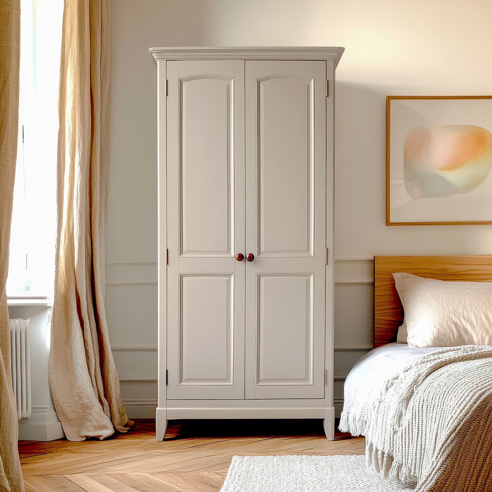 MissPompadour Grey with Linen - The Functional Wall Paint 1L